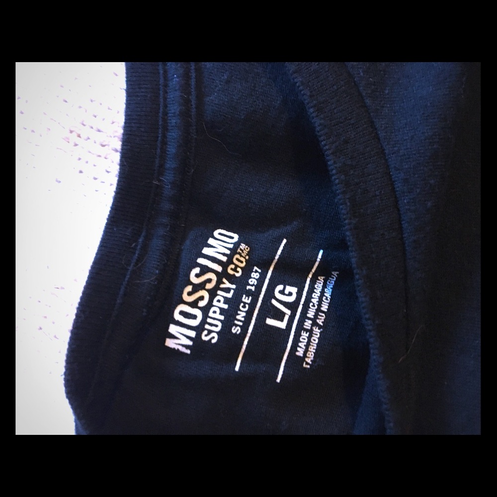 Mossimo Basic Black Tee Shirt